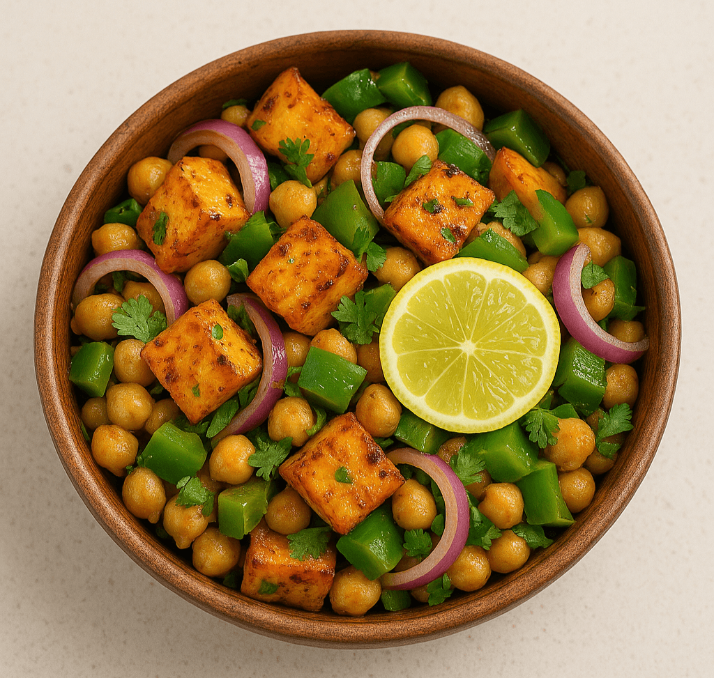 Spicy Tandoori Paneer Salad